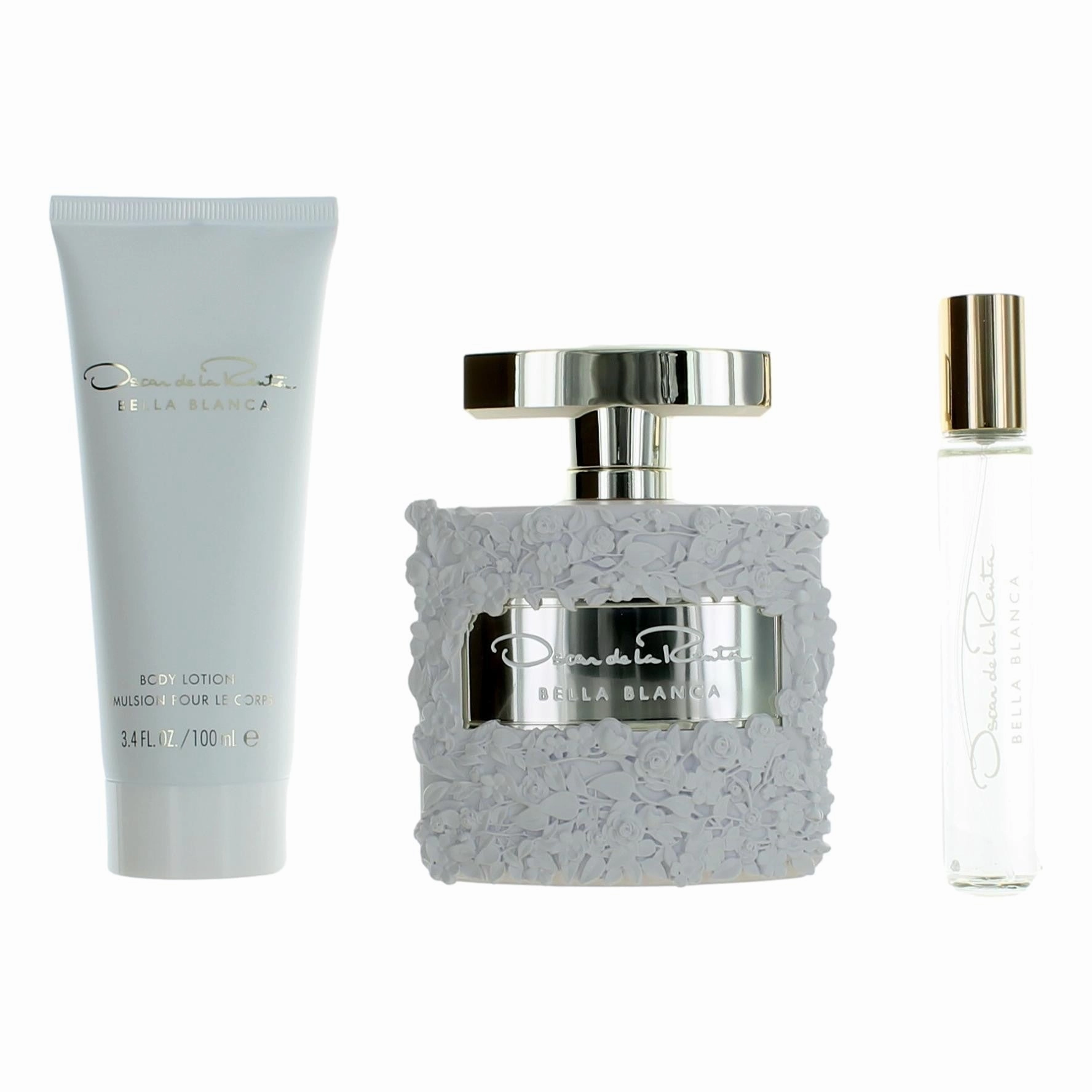 Bella Blanca by Oscar De La Renta, 3 Piece Gift Set for