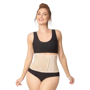 Belly Bandit Basics Postpartum Belly Wrap – Adjustable Compression Support Belt for Core & Back Recovery – Ideal for Post-Pregnancy Tummy Control & Waist Support | Nude, Medium