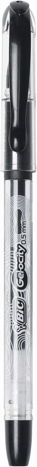 BIC Gel-ocity Smooth Stic Gel Pen, Fine Point (0.5mm), Black Ink, 36-Count, Vibrant and Smooth Gel Ink Pens