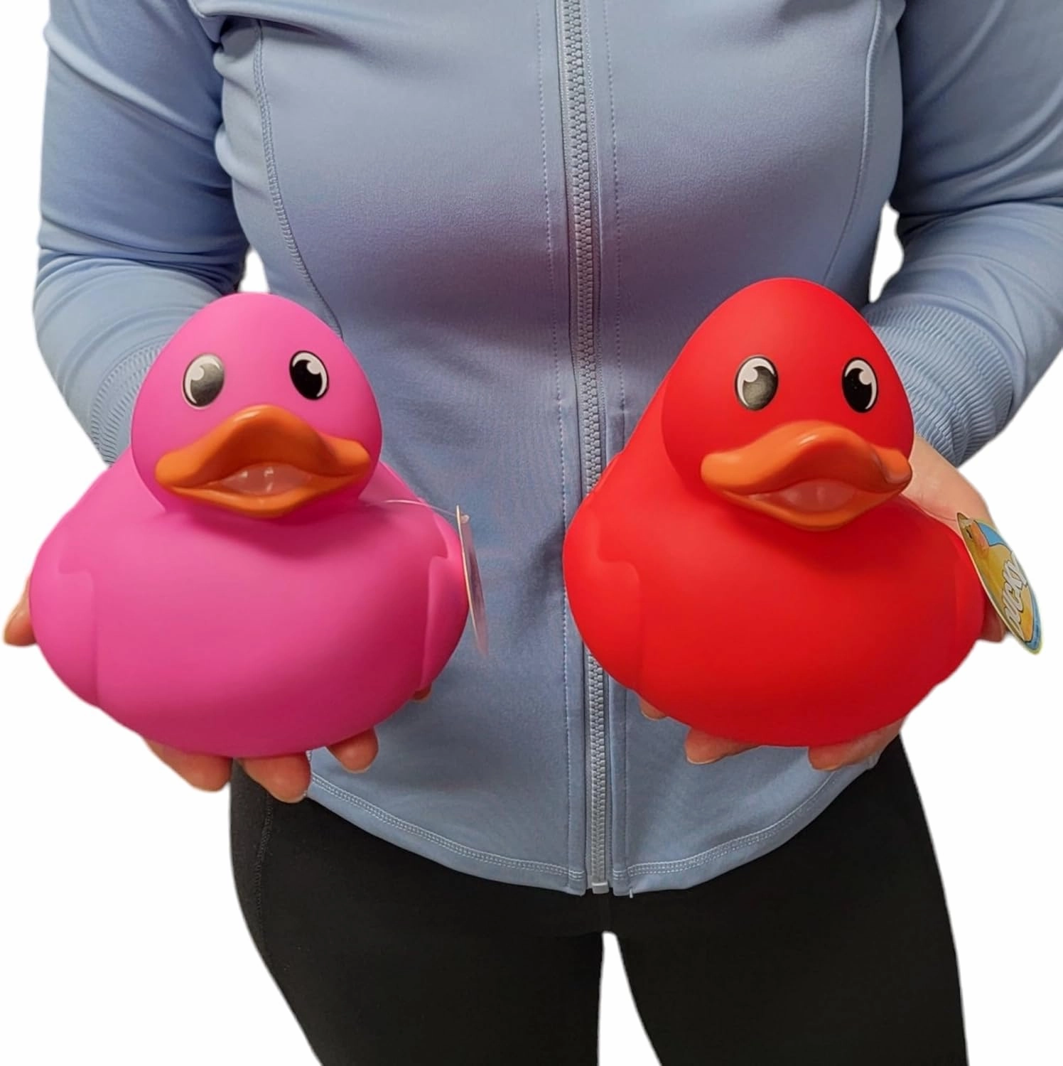 Big Rubber Ducky Collectible Mix (5.5") Colorful Selection: Red, Orange, Green, Blue, Yellow and Pink. Perfect for Ducking (6 Pack