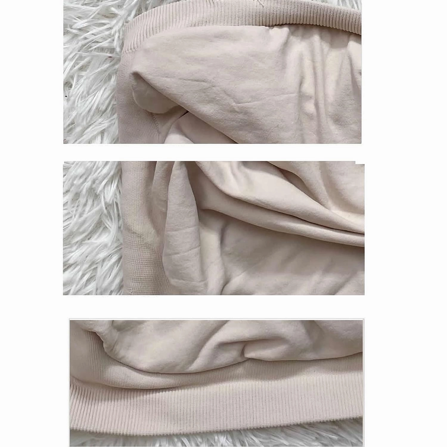 BIMEI Fake Pregnant Belly Cover Adult Belly Filler Pregnant Woman Actor Bag Accessories (Large, Beige)