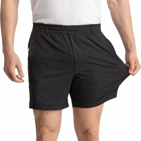 birddogs Mens Khaki Shorts – Casual, Slim Fit, Stretch Shorts with Built-in Liner for Comfort – Regular Length, 7” Inseam