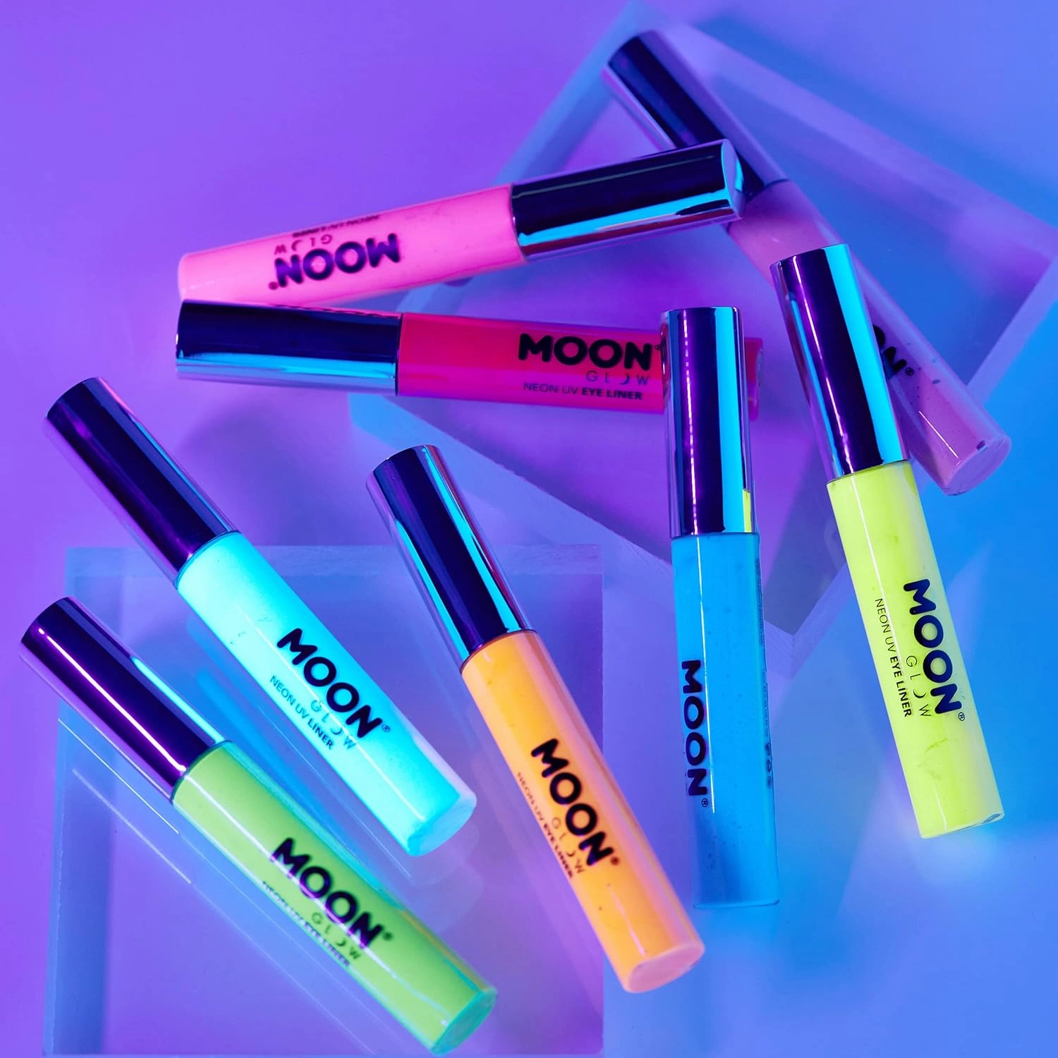 Blacklight Neon Eye Liner 0.34oz Orange – Glows brightly under Blacklights/UV Lighting!