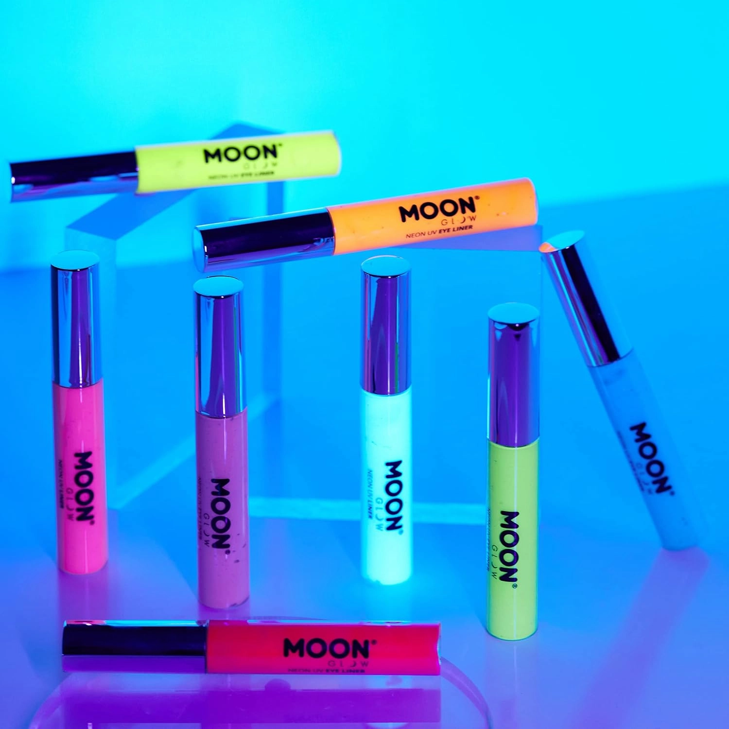 Blacklight Neon Eye Liner 0.34oz Orange – Glows brightly under Blacklights/UV Lighting!
