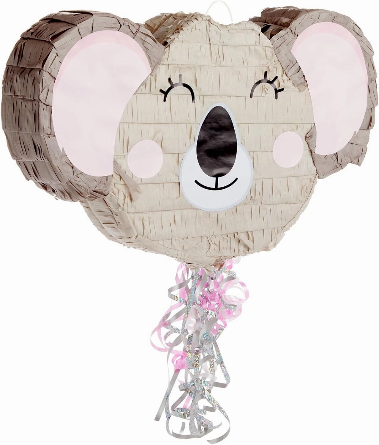 BLUE PANDA - Koala Pull String Animal Pinata, Jungle Theme Birthday Party Decorations (Small, 16.5x10x3 In) - Animal Pinatas for Birthday Party