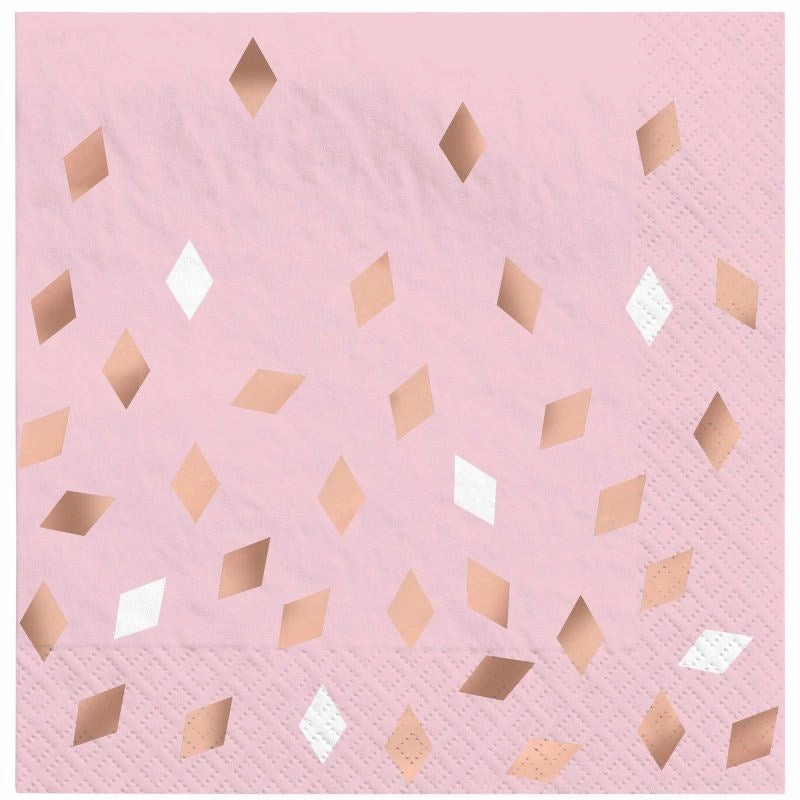 Blush Birthday Lunch Napkin (PK16)