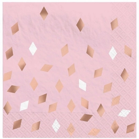 Blush Birthday Lunch Napkin (PK16)