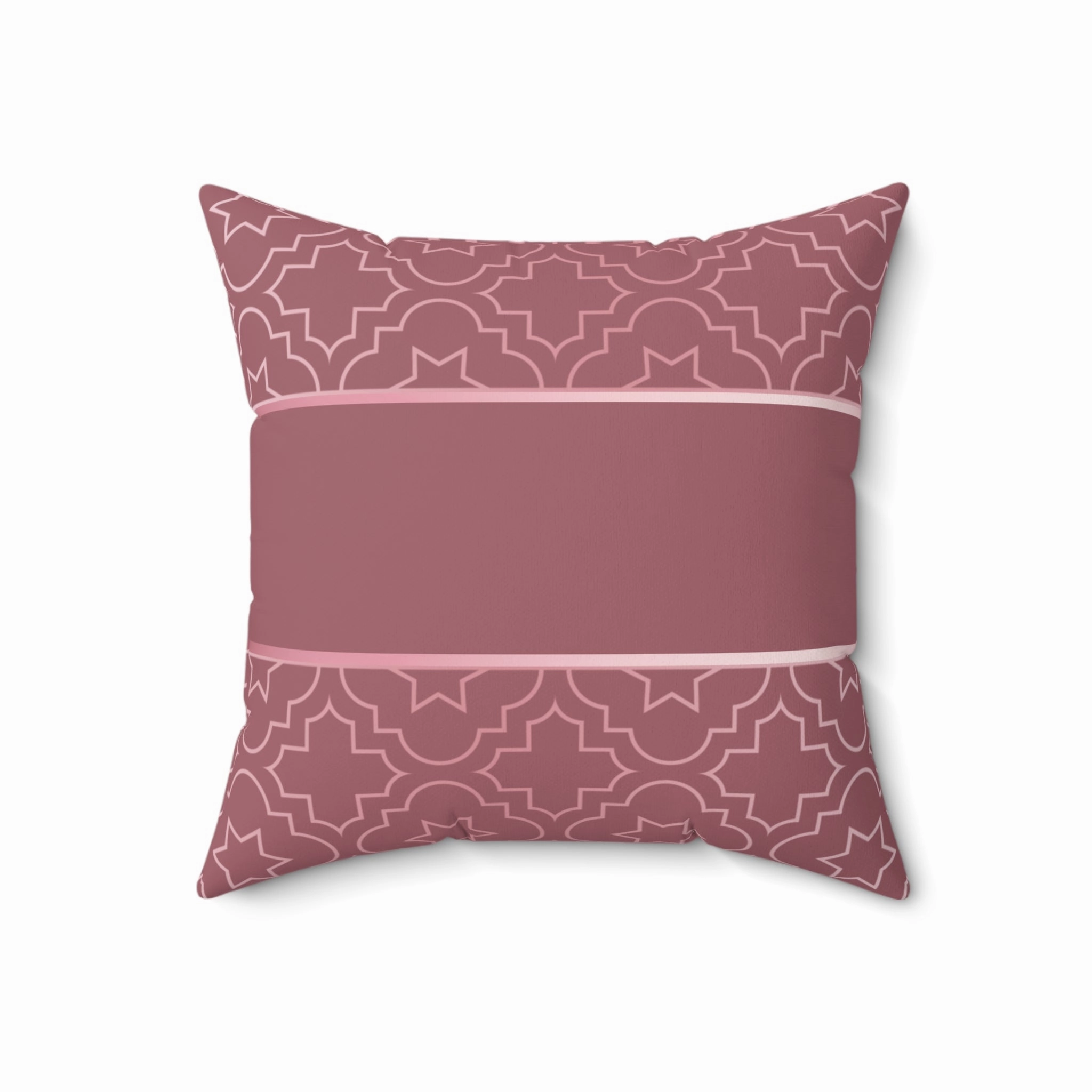 Blush of Rose Square Pillow