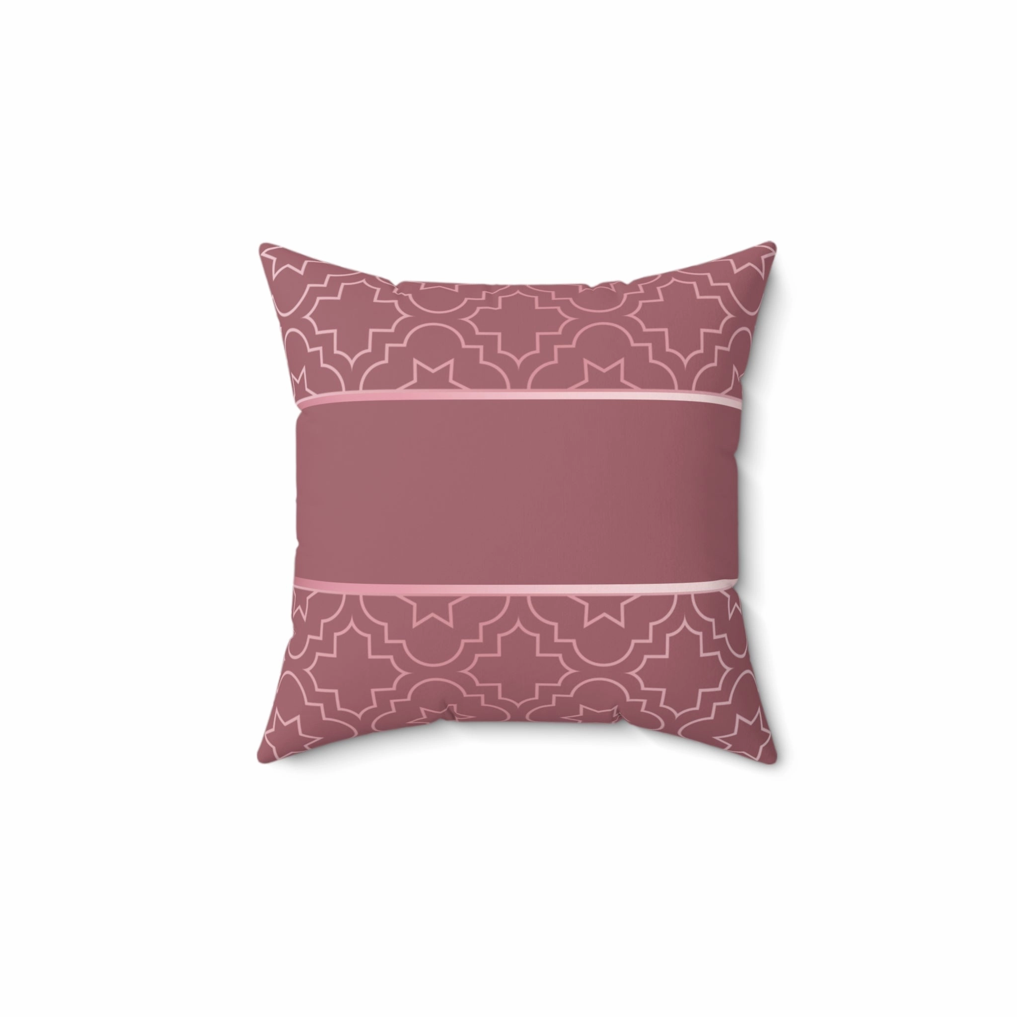 Blush of Rose Square Pillow