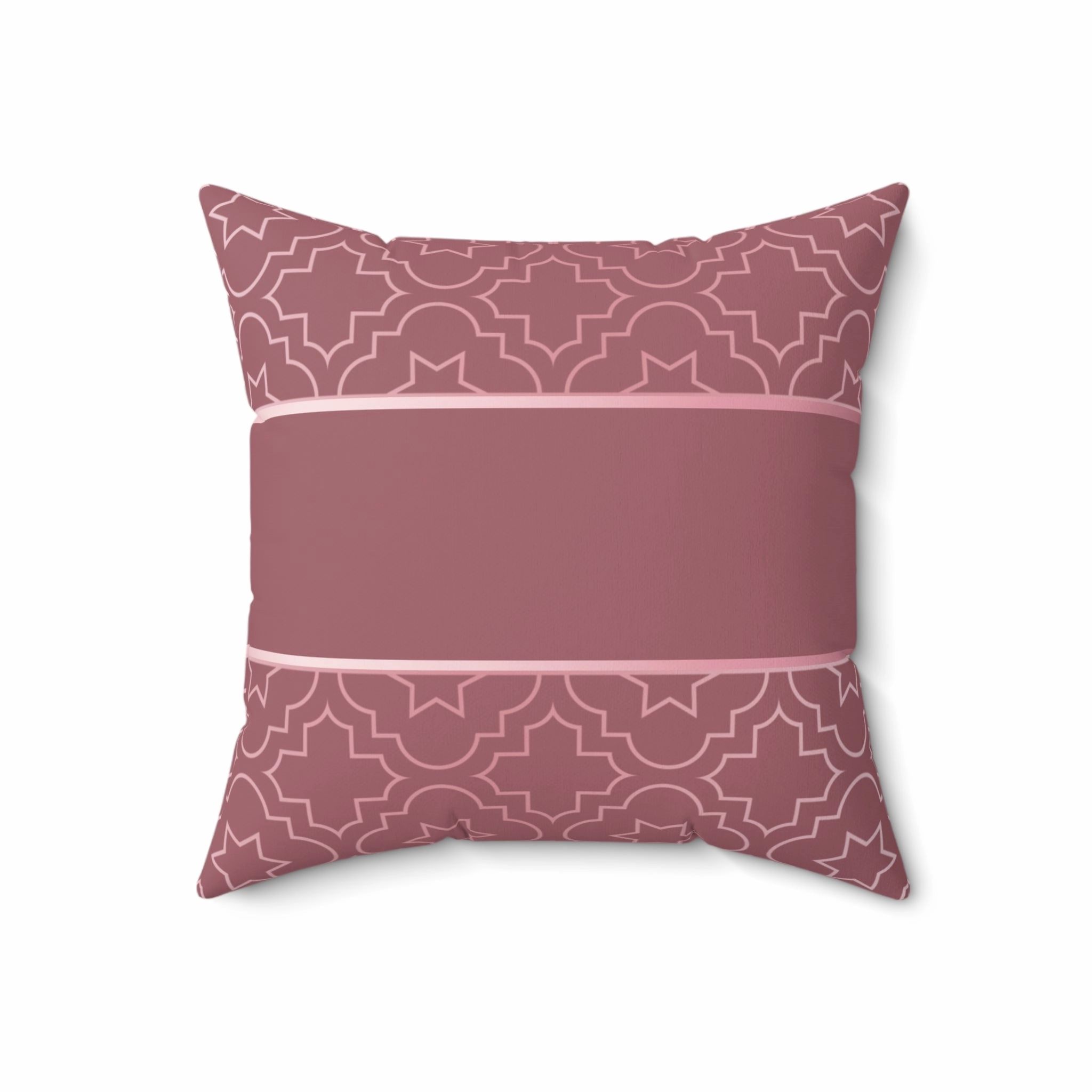 Blush of Rose Square Pillow