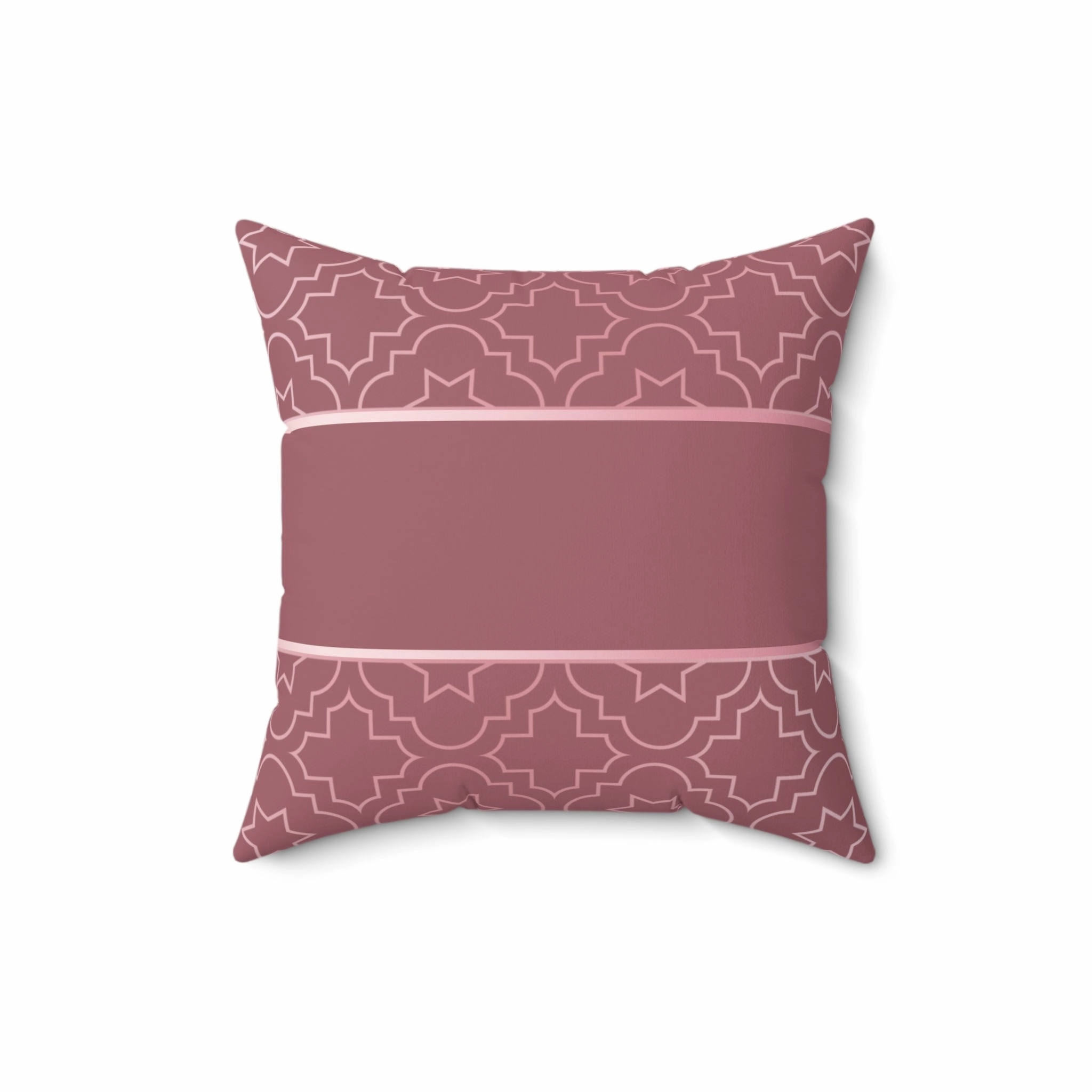 Blush of Rose Square Pillow