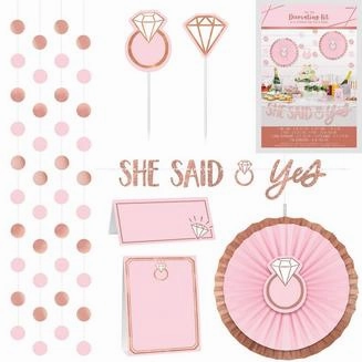 Blush Wedding Buffet Table Decorating Kit 23pcs | 1ct