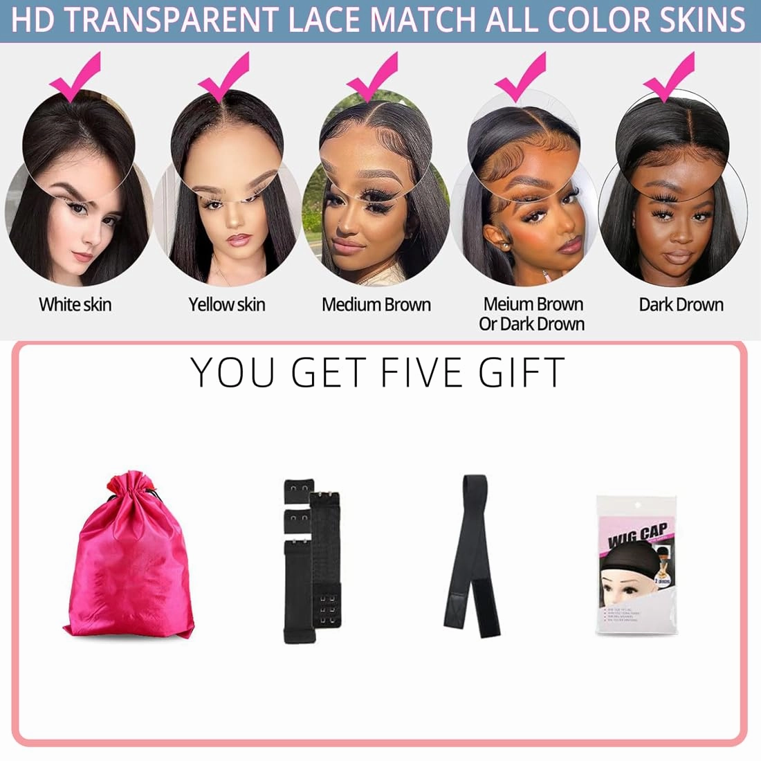 Bob Wig Human Hair 13x6 Hd Lace Front Human Hair Wigs For Black Women Glueless Lace Front Wigs Pre Plucked Pre Cut 180% Density Black Short Straight Bob Wig 10 Inch