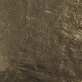 Bonded Creased Metallic Organza - Dark Antique Gold