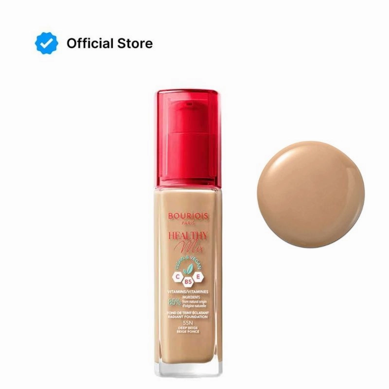 Bourjois Healthy Mix Clean Vegan Foundation 55 Deep Beige