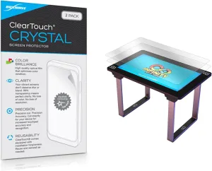 BoxWave Screen Protector Compatible with Arcade1Up Infinity Game Table (32 in) - ClearTouch Crystal (2-Pack), HD Film Skin - Shields from Scratches