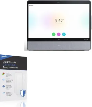 BoxWave Screen Protector Compatible with Cisco Webex Desk Pro - ClearTouch Crystal ToughShield 9H (2-Pack), Clear 9H Tough Flexible Film Screen Protector