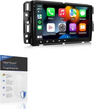 BoxWave Screen Protector Compatible with Eonon Q80PRO - ClearTouch Crystal ToughShield 9H (2-Pack), Clear 9H Tough Flexible Film Screen Protector