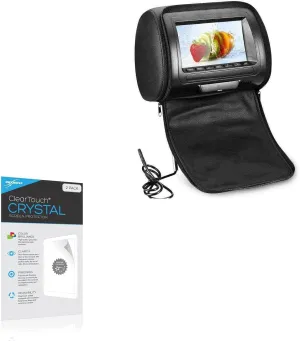 BoxWave Screen Protector Compatible with Excelvan XD783 Headrest DVD Player (7 in) - ClearTouch Crystal (2-Pack), HD Film Skin - Shields from Scratches