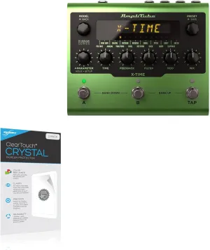 BoxWave Screen Protector Compatible with IK Multimedia AmpliTube X-TIME - ClearTouch Crystal (2-Pack), HD Film Skin - Shields from Scratches