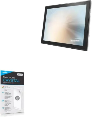 BoxWave Screen Protector Compatible with Microtouch OF-150P-A1 (15 in) - ClearTouch Crystal (2-Pack), HD Film Skin - Shields from Scratches