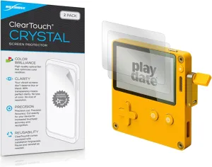 BoxWave Screen Protector Compatible with Panic Playdate - ClearTouch Crystal (2-Pack), HD Film Skin - Shields from Scratches