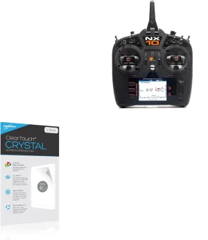 BoxWave Screen Protector Compatible with Spektrum NX10SE Special Edition 10-Channel DSMX Transmitter (3.2 in) - ClearTouch Crystal (2-Pack), HD Film Skin - Shields from Scratches