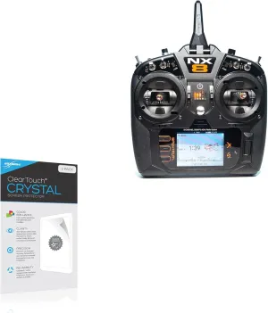 BoxWave Screen Protector Compatible with Spektrum NX8 8-Channel DSMX Transmitter (3.2 in) - ClearTouch Crystal (2-Pack), HD Film Skin - Shields from Scratches