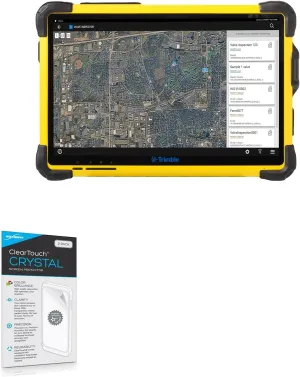 BoxWave Screen Protector Compatible with Trimble T10 - ClearTouch Crystal (2-Pack), HD Film Skin - Shields from Scratches for Trimble T10