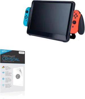 BoxWave Screen Protector Compatible with UpSwitch Orion Nintendo Switch Display - ClearTouch Crystal (2-Pack), HD Film Skin - Shields from Scratches
