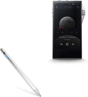BoxWave Stylus Pen Compatible with Astell & Kern SA700 - AccuPoint Active Stylus, Electronic Stylus with Ultra Fine Tip - Metallic Silver