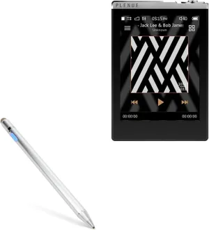BoxWave Stylus Pen Compatible with Cowon Plenue D - AccuPoint Active Stylus, Electronic Stylus with Ultra Fine Tip - Metallic Silver