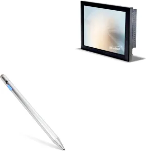 BoxWave Stylus Pen Compatible with Microtouch OF-150S-B1(B2) (15 in) - AccuPoint Active Stylus, Electronic Stylus with Ultra Fine Tip - Metallic Silver