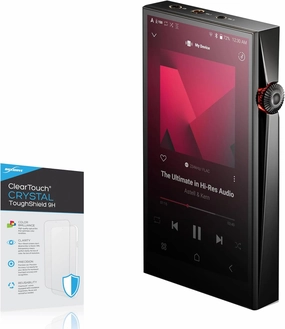 BoxWave Screen Protector Compatible with Astell & Kern A&Ultima SP3000T - ClearTouch Crystal ToughShield 9H (2-Pack), Clear 9H Tough Flexible Film Screen Protector