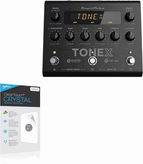 BoxWave Screen Protector Compatible with IK Multimedia AmpliTube Tonex Pedal - ClearTouch Crystal (2-Pack), HD Film Skin - Shields from Scratches