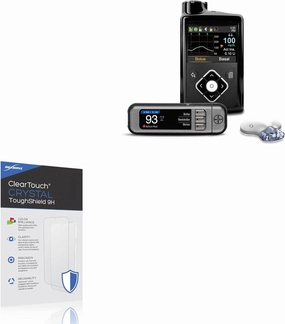 BoxWave Screen Protector Compatible with Medtronic MiniMed 780G - ClearTouch Crystal ToughShield 9H (2-Pack), Clear 9H Tough Flexible Film Screen Protector