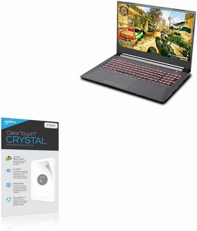 BoxWave Screen Protector Compatible with Sager NP6856 - ClearTouch Crystal (2-Pack), HD Film Skin - Shields from Scratches