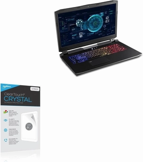 BoxWave Screen Protector Compatible with Sager NP9176-G3 - ClearTouch Crystal (2-Pack), HD Film Skin - Shields from Scratches