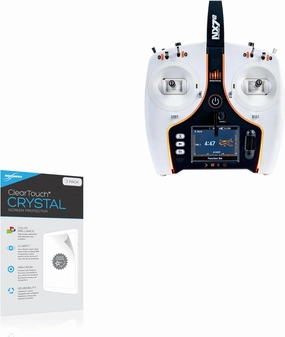 BoxWave Screen Protector Compatible with Spektrum NX7e 7-Channel DSMX Transmitter (2.8 in) - ClearTouch Crystal (2-Pack), HD Film Skin - Shields from Scratches