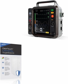 BoxWave Screen Protector Compatible with Stryker LifePak 35 Montior & Defibrillator - ClearTouch Crystal ToughShield 9H (2-Pack), Clear 9H Tough Flexible Film Screen Protector