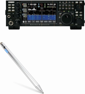 BoxWave Stylus Pen Compatible with Elecraft K4 Transceiver - AccuPoint Active Stylus, Electronic Stylus with Ultra Fine Tip - Metallic Silver