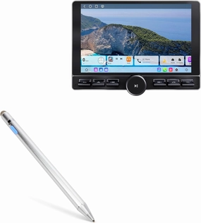 BoxWave Stylus Pen Compatible with Eonon UX6K-PRO-MAX Android car Stereo (10.1 in) - AccuPoint Active Stylus, Electronic Stylus with Ultra Fine Tip - Metallic Silver