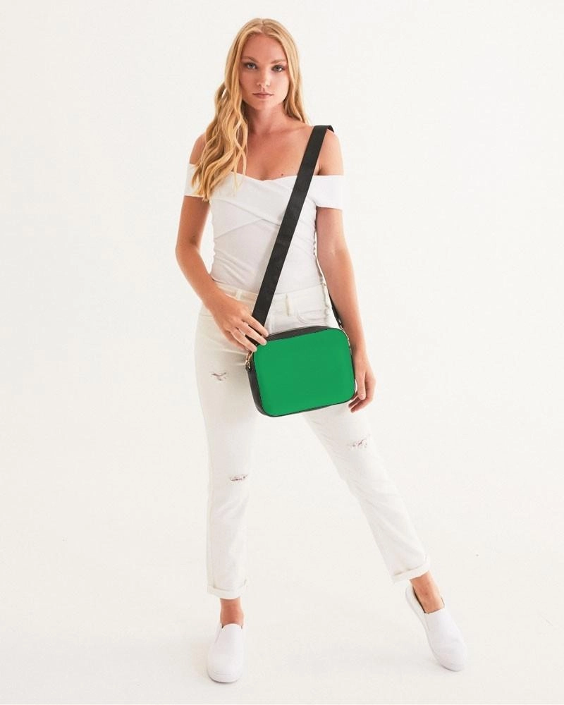 Bright Green Crossbody Bag | Bright Pure Green | C100M0Y100K0