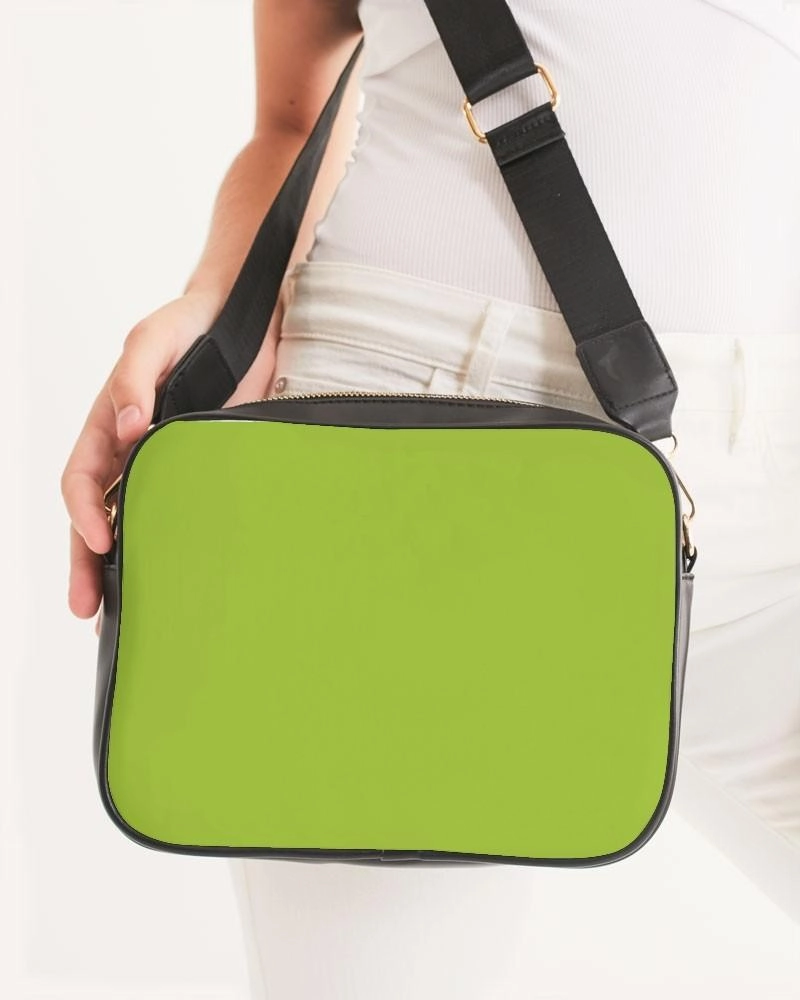 Bright Warm Green Crossbody Bag | Bright Pure Warm Green | C38M0Y100K0