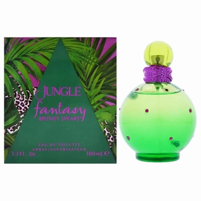 Britney Spears Jungle Fantasy Limited Edition Eau De Toilette Spray for Women, 3.3 Fl Oz