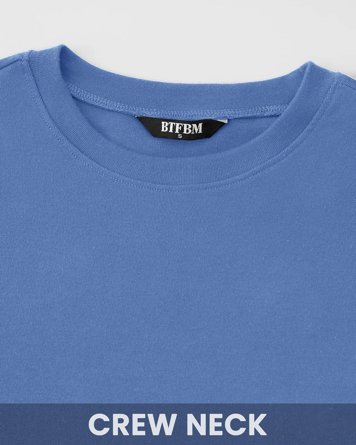 BTFBM Womens Casual Long Sleeve Tops Spring Fall 2025 Crew Neck Workout Shirt Stretchy Slim Fit Basic Y2K Going Out Top