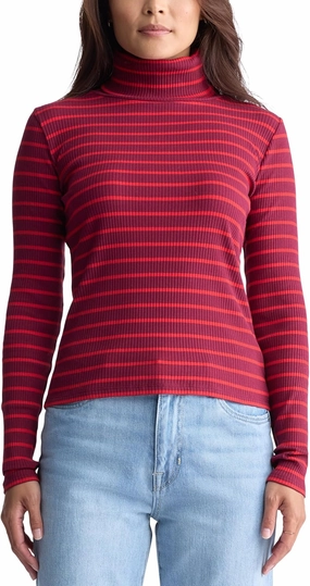 Buffalo David Bitton Women's Mavra Ls Ribbed Turtleneck