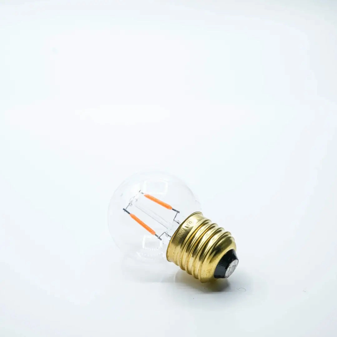 Bulb E27 G45 Clear Pink Double Filament