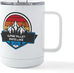CafePress Alpine Valley White Lake Michigan 15 oz Stainless Steel Insulated Travel Mug