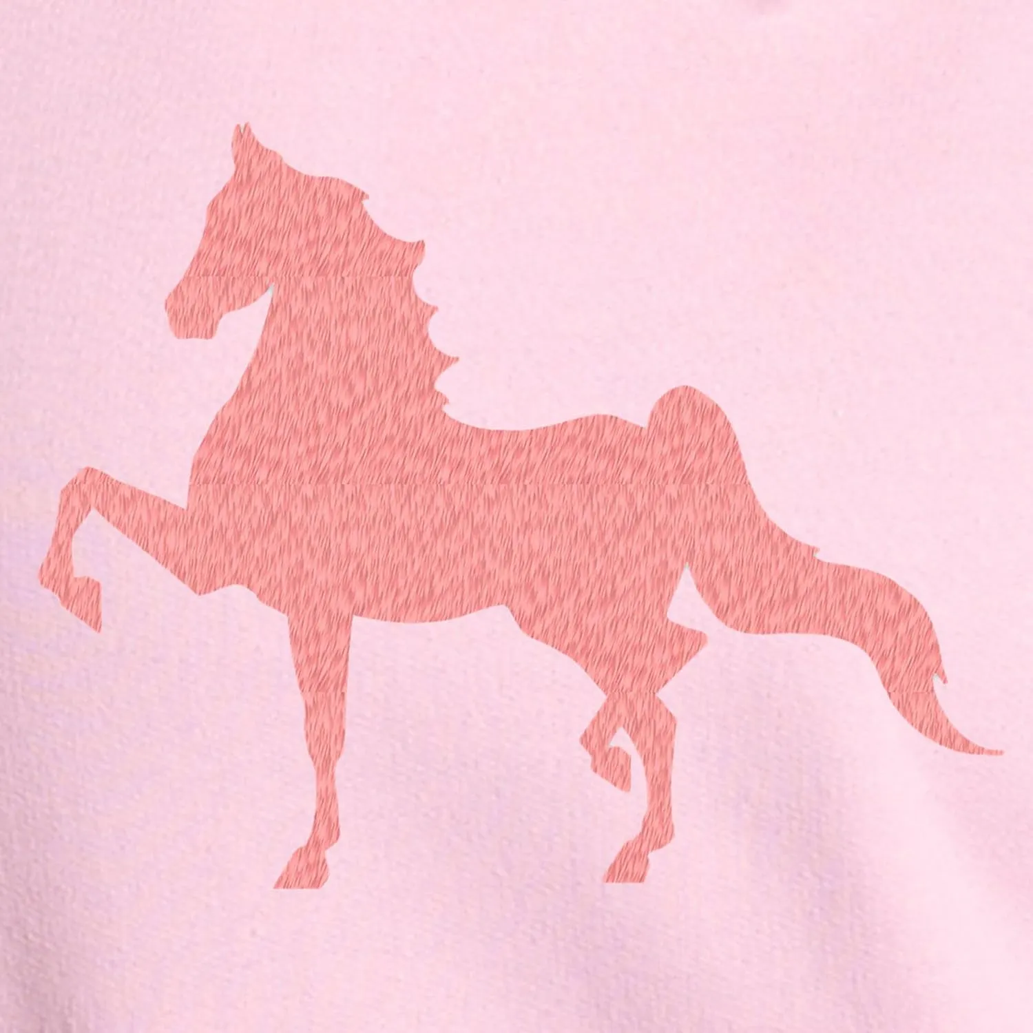 CafePress American Saddlebred Pink Pattern Women's Hooded Women's Light Hooded Pullover Sweatshirt